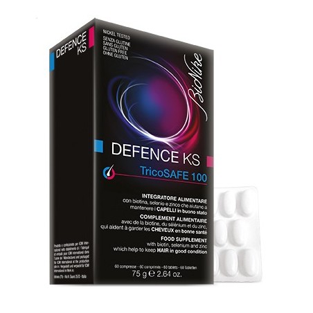 BioNike Defence KS TricoSAFE 100 integratore anticaduta dei capelli 60 compresse BioNike Defence KS TricoSAFE 100 integratore anticaduta dei capelli 60 compresse
