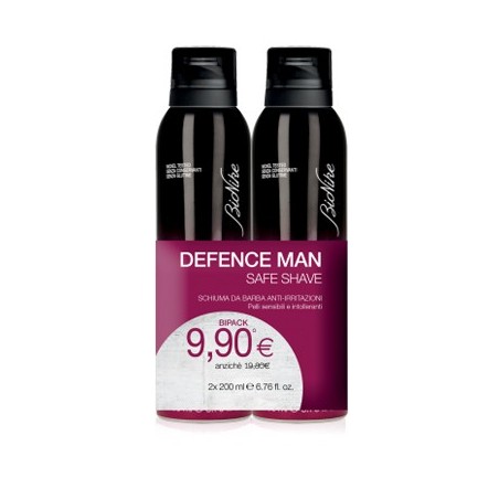 BioNike Defence Man Safe Shave Schiuma da barba anti-irritazioni 2 x 200 ml BioNike Defence Man Safe Shave Schiuma da barba anti-irritazioni 2 x 200 ml