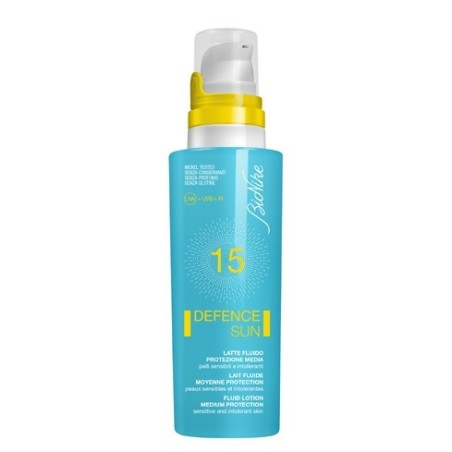 BioNike Defence Sun SPF15 Latte fluido corpo protezione solare 125 ml BioNike Defence Sun SPF15 Latte fluido corpo protezione solare 125 ml