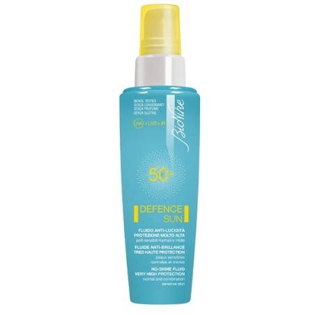 BioNike Defence Sun SPF50+ Protezione solare fluido anti-lucidità 125 ml BioNike Defence Sun SPF50+ Protezione solare fluido anti-lucidità 125 ml