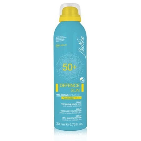 BioNike Defence Sun Transparent Touch spray protezione solare SPF50+ 200 ml BioNike Defence Sun Transparent Touch spray protezione solare SPF50+ 200 ml