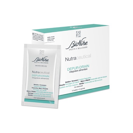 BioNike Nutraceutical Depur-Drain integratore drenante e depurativo 10 bustine