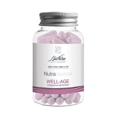 BioNike Nutraceutical Well-Age integratore antiossidante antirughe 60 capsule BioNike Nutraceutical Well-Age integratore antiossidante antirughe 60 capsule
