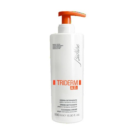 BioNike Triderm AD Crema detergente per corpo e capelli pelle atopica 500 ml