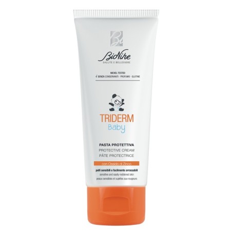 BioNike Triderm Baby pasta protettiva con ossido di zinco per bambini 100 ml BioNike Triderm Baby pasta protettiva con ossido di zinco per bambini 100 ml