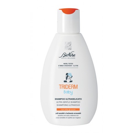 BioNike Triderm Baby shampoo ultradelicato per bambini con pelle sensibile 200 ml