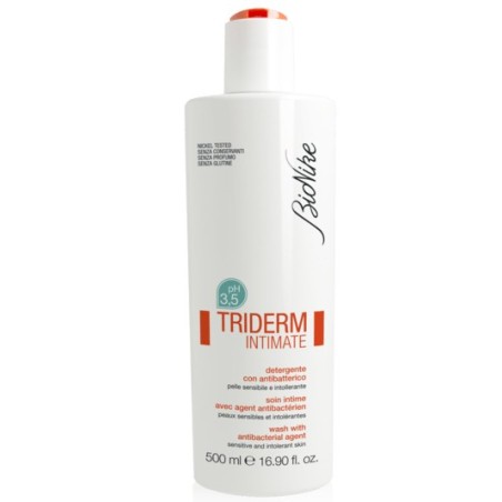 BioNike Triderm Intimate Detergente intimo antibatterico pH 3.5 500 ml BioNike Triderm Intimate Detergente intimo antibatterico pH 3.5 500 ml