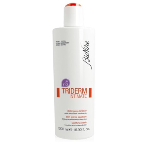 BioNike Triderm Intimate detergente intimo lenitivo pH 7 500 ml BioNike Triderm Intimate detergente intimo lenitivo pH 7 500 ml