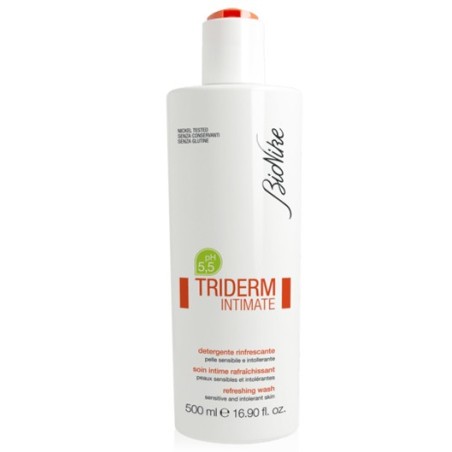 BioNike Triderm Intimate detergente intimo rinfrescante pelle sensibile 500 ml BioNike Triderm Intimate detergente intimo rinfrescante pelle sensibile 500 ml