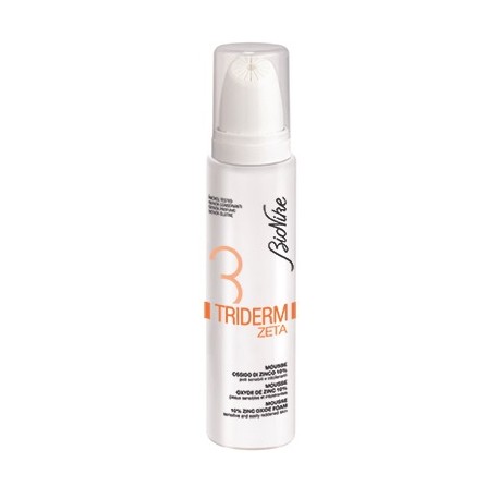 BioNike Triderm Mousse ossido di zinco 10% spray pelle arrossata 100 ml