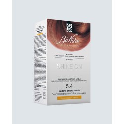 BioNike Shine On tinta permanente capelli 5.4 Castano Ramato 75 ml + tubo 50 ml