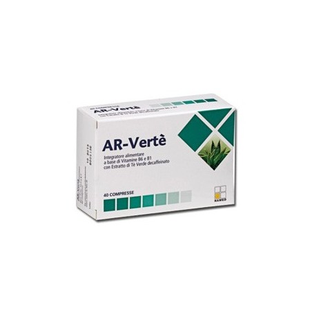 AR Vertè integratore alimentare dimagrante con tè verde 40 compresse AR Vertè integratore alimentare dimagrante con tè verde 40 compresse