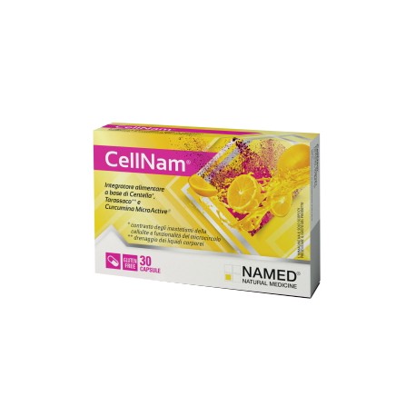 CellNam integratore drenante contro cellulite e ritenzione idrica 30 capsule