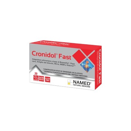 CroniDol Fast integratore per dolori e tensione articolare 20 compresse CroniDol Fast integratore per dolori e tensione articolare 20 compresse