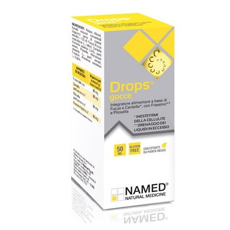 Named Drops integratore in gocce drenante contro la cellulite 50 ml Named Drops integratore in gocce drenante contro la cellulite 50 ml