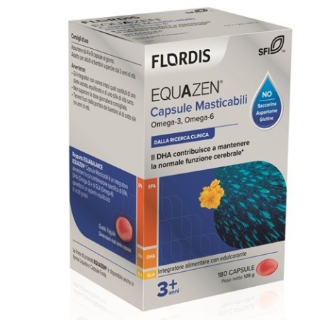 Named Equazen integratore con Omega-3 e Omega-6 180 capsule masticabili Named Equazen integratore con Omega-3 e Omega-6 180 capsule masticabili