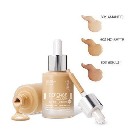 BioNike Defence Color Nude Serum Fondotinta liquido antiage SPF15 S601 Amande 30 ml BioNike Defence Color Nude Serum Fondotinta liquido antiage SPF15 S601 Amande 30 ml