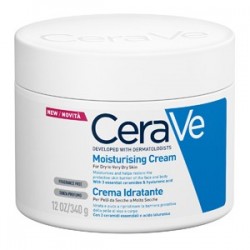 CeraVe Crema idratante pelli secche e molto secche viso corpo 340 ml