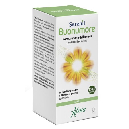 Serenil Buonumore integratore naturale per il benessere mentale 100 capsule Serenil Buonumore integratore naturale per il benessere mentale 100 capsule