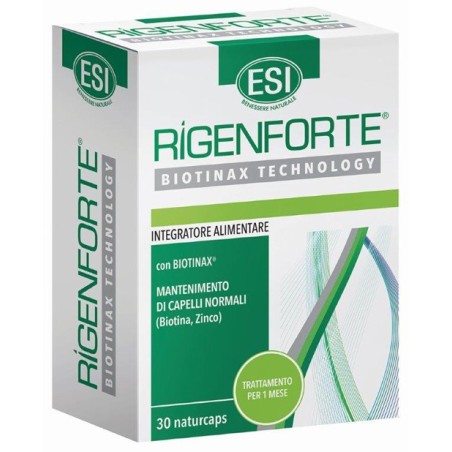 ESI Rigenforte Biotinax Technology integratore contro la caduta dei capelli 30 capsule ESI Rigenforte Biotinax Technology integratore contro la caduta dei capelli 30 capsule