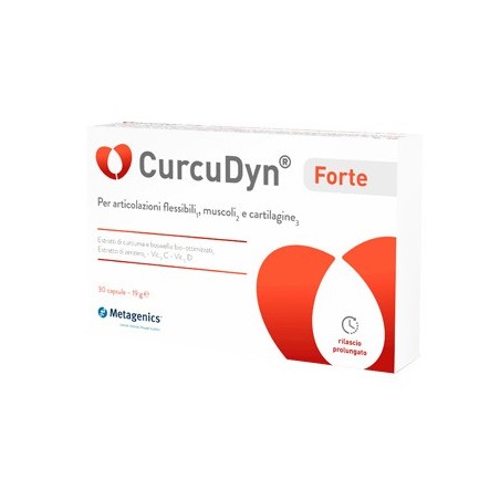 CurcuDyn Forte integratore per la flessibilità delle articolazioni 30 capsule CurcuDyn Forte integratore per la flessibilità delle articolazioni 30 capsule