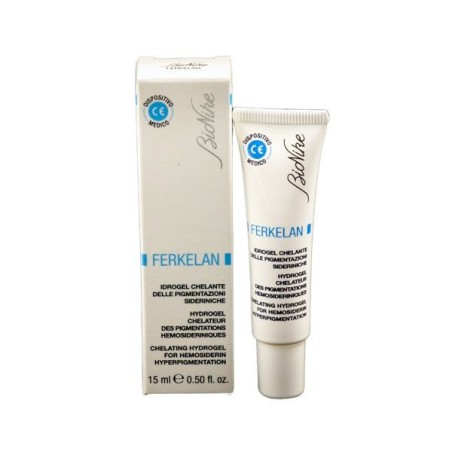 BioNike Ferkelan Idrogel Chelante delle pigmentazioni sideriniche crema preventiva macchie cutanee 15 ml BioNike Ferkelan Idrogel Chelante delle pigmentazioni sideriniche crema preventiva macchie cutanee 15 ml