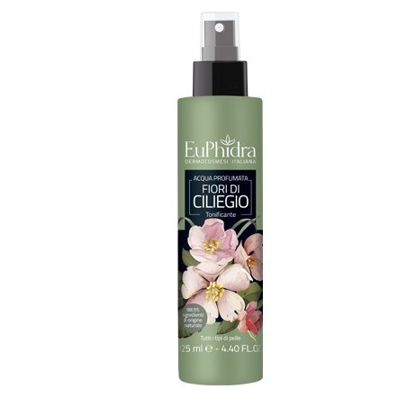 Euphidra Acqua profumata per il corpo ai Fiori di Ciliegio spray 125 ml Euphidra Acqua profumata per il corpo ai Fiori di Ciliegio spray 125 ml