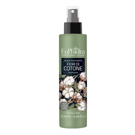 Euphidra Acqua profumata per il corpo ai Fiori di Cotone spray 125 ml