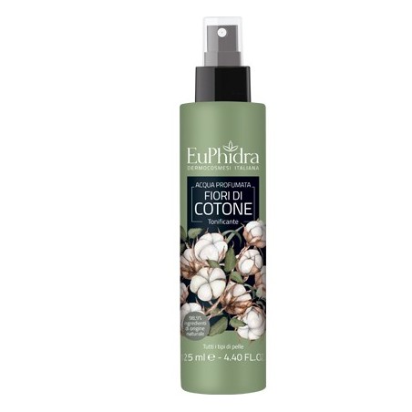 Euphidra Acqua profumata per il corpo ai Fiori di Cotone spray 125 ml Euphidra Acqua profumata per il corpo ai Fiori di Cotone spray 125 ml