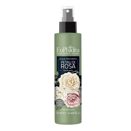 Euphidra Acqua profumata per il corpo ai Petali di Rosa spray 125 ml