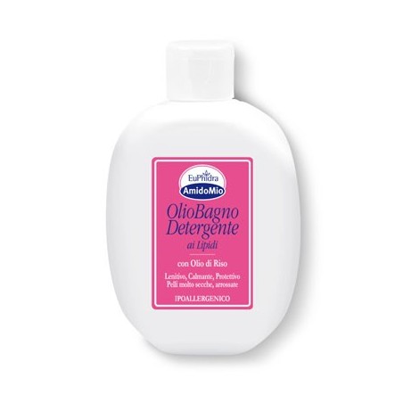 EuPhidra AmidoMio Olio Bagno Detergente ai lipidi pelle molto secca 200 ml