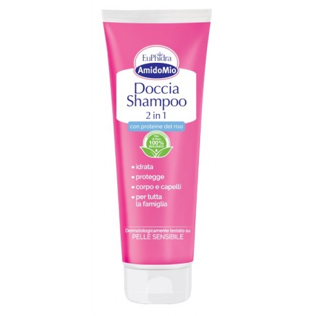 Euphidra AmidoMio Doccia shampoo 2 in 1 detergente delicato corpo capelli 250 ml