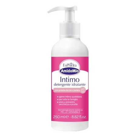 Euphidra AmidoMio Detergente intimo idratante pH 5.5 250 ml Euphidra AmidoMio Detergente intimo idratante pH 5.5 250 ml