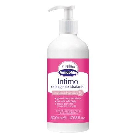 Euphidra AmidoMio Detergente intimo idratante pH 5.5 500 ml Euphidra AmidoMio Detergente intimo idratante pH 5.5 500 ml