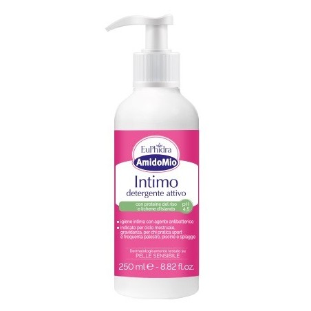 Euphidra AmidoMio Detergente intimo attivo antibatterico 250 ml Euphidra AmidoMio Detergente intimo attivo antibatterico 250 ml