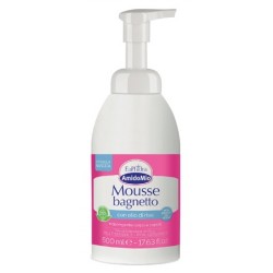 Euphidra AmidoMio Mousse detergente con olio di riso per bagnetto dei bambini 500 ml