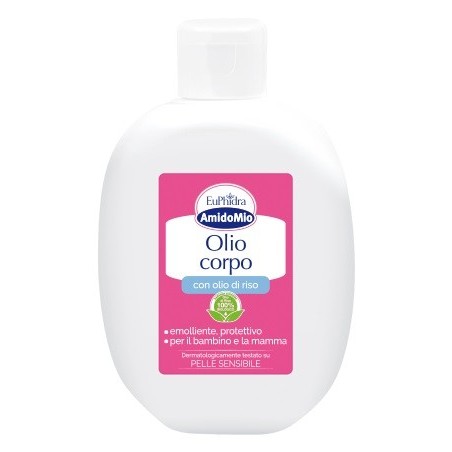 Euphidra AmidoMio Olio corpo idratante per mamma e bambino 200 ml Euphidra AmidoMio Olio corpo idratante per mamma e bambino 200 ml