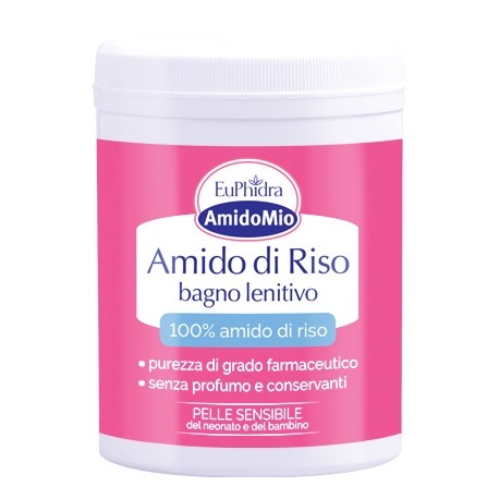 Euphidra AmidoMio Bagno lenitivo adulti e bambini 100% amido di riso 250 g