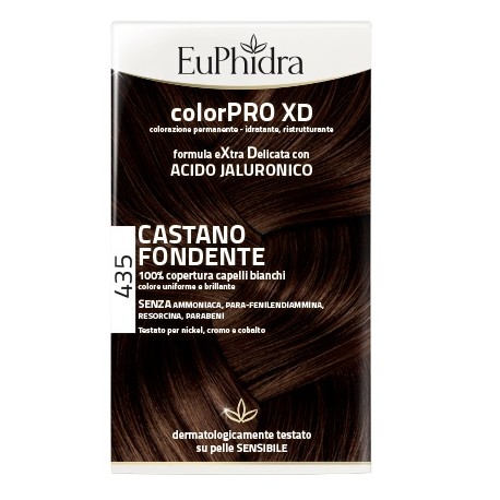 Euphidra ColorPRO XD Tinta permanente per capelli 435-Castano Fondente