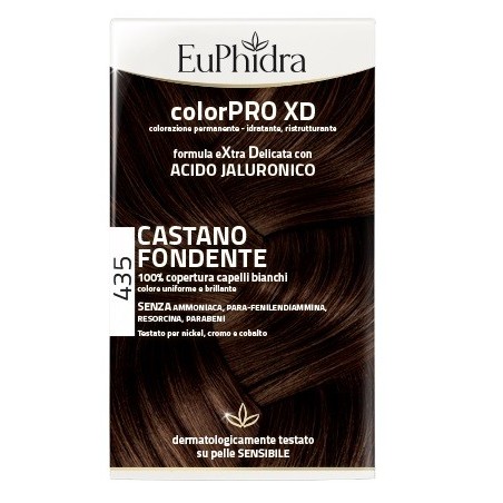 Euphidra ColorPRO XD Tinta permanente per capelli 435-Castano Fondente Euphidra ColorPRO XD Tinta permanente per capelli 435-Castano Fondente