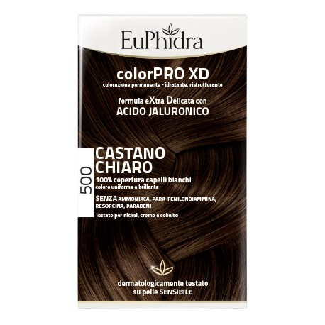 Euphidra ColorPRO XD Tinta permanente per capelli 500-Castano Chiaro