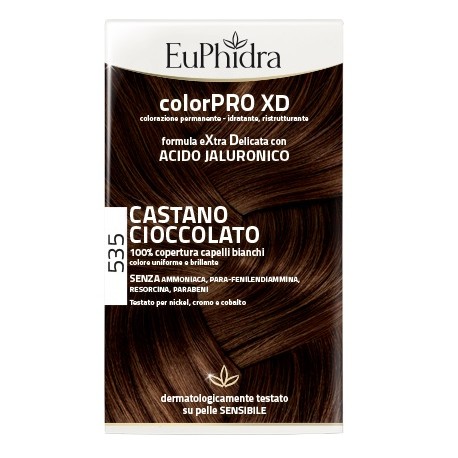Euphidra ColorPRO XD Tinta permanente per capelli 535-Castano Cioccolato