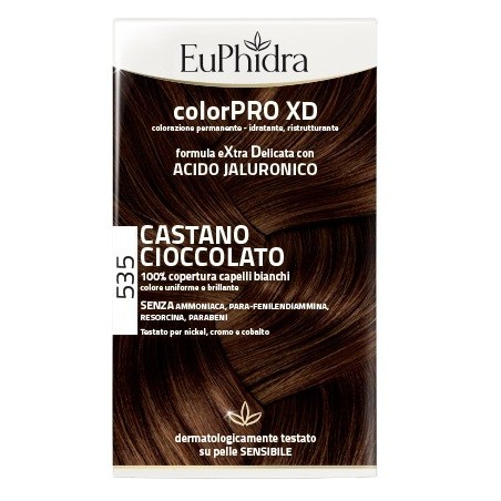 Euphidra ColorPRO XD Tinta permanente per capelli 535-Castano Cioccolato Euphidra ColorPRO XD Tinta permanente per capelli 535-Castano Cioccolato