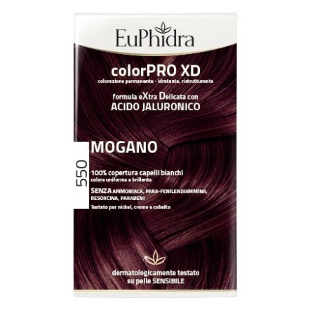 Euphidra ColorPRO XD Tinta permanente per capelli 550-Mogano Euphidra ColorPRO XD Tinta permanente per capelli 550-Mogano