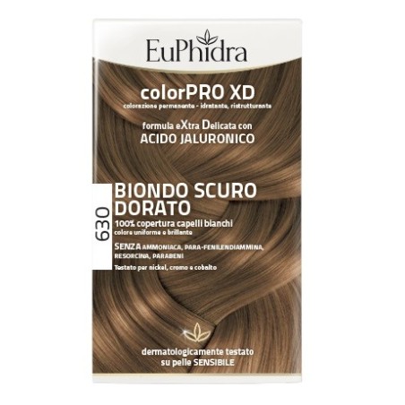Euphidra ColorPRO XD Tinta permanente per capelli 630-Biondo Scuro Euphidra ColorPRO XD Tinta permanente per capelli 630-Biondo Scuro
