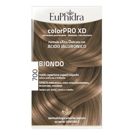 Euphidra ColorPRO XD Tinta permanente per capelli 700-Biondo Euphidra ColorPRO XD Tinta permanente per capelli 700-Biondo