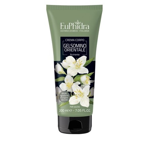 Euphidra Crema corpo nutriente profumata al Gelsomino Orientale 200 ml Euphidra Crema corpo nutriente profumata al Gelsomino Orientale 200 ml