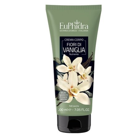 Euphidra Crema corpo nutriente delicata alla Vaniglia 200 ml Euphidra Crema corpo nutriente delicata alla Vaniglia 200 ml