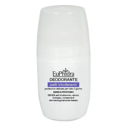 EuPhidra Deodorante Roll-on pelli intolleranti senza profumo 50 ml EuPhidra Deodorante Roll-on pelli intolleranti senza profumo 50 ml
