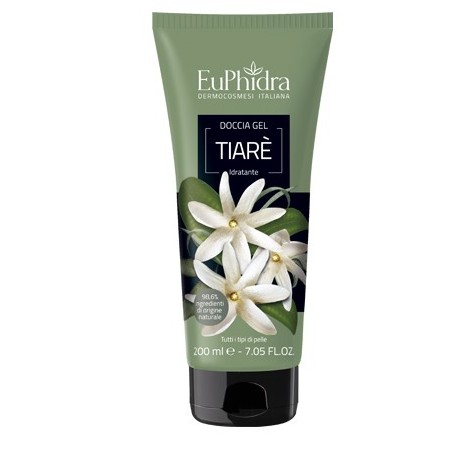 Euphidra Docciagel idratante delicato profumato al Tiarè 200 ml Euphidra Docciagel idratante delicato profumato al Tiarè 200 ml
